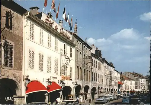 Remiremont Vosges La Grande Rue Hotel arcades pittoresques Kat. Remiremont