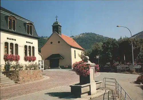 Bourbach le Haut Centre du village Mairie Ecole Eglise Kat. Bourbach le Haut