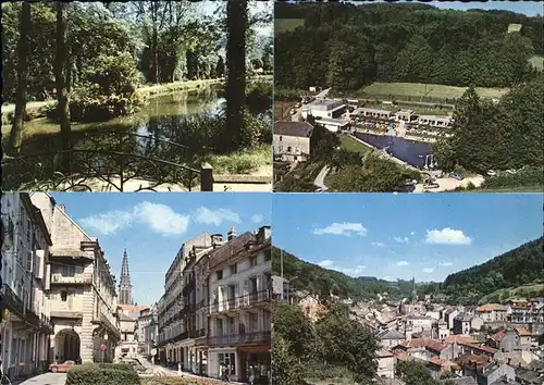 Plombieres les Bains Vosges Place des Bains Romains Petit Moulin Lac du Parc Kat. Plombieres les Bains