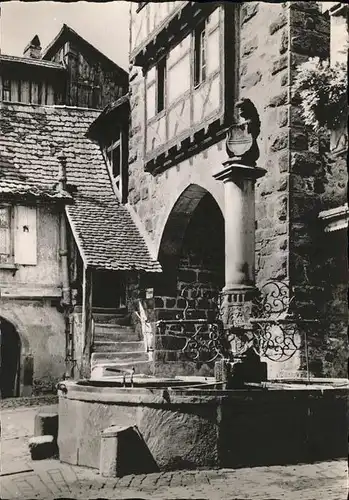 Riquewihr Haut Rhin Fontaine de la Porte Haute Dolder