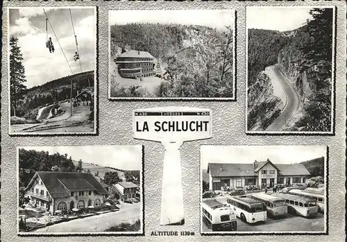 Stosswihr Col de la Schlucht Restaurant Sessellift Kat. Stosswihr