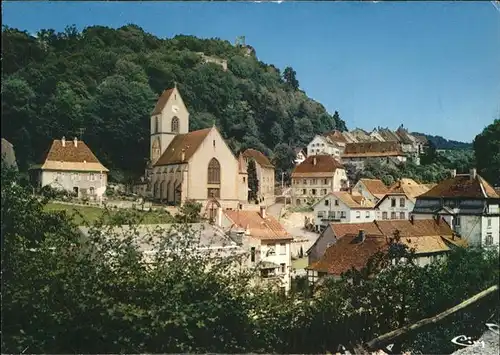 Ferrette Haut Rhin Eglise Saint Bernard chateau Kat. Ferrette