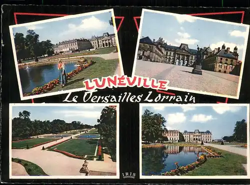 Luneville Chateau Versailles Lorrain parc Kat. Luneville