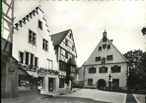 Turckheim Haut Rhin Vieilles Maisons fontaine