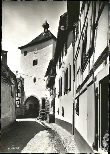 Turckheim Haut Rhin Rue des Vignerons Porte de Munster