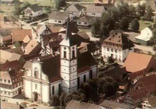 Geispolsheim Eglise Sainte Marguerite baroque Presbytere XVIII siecle Kat. Geispolsheim
