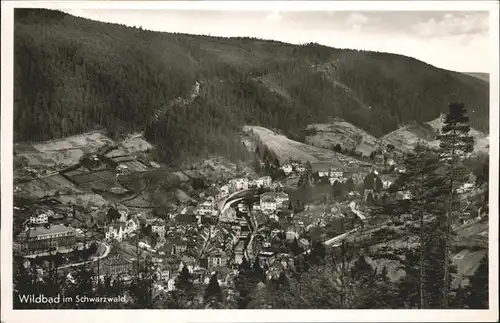 Wildbad Schwarzwald Totale Kat. Bad Wildbad