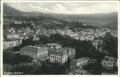 Baden Baden Teilansicht Kat. Baden Baden