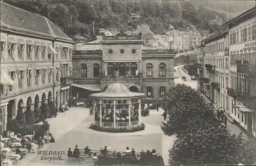 Wildbad Schwarzwald Kurplatz Kat. Bad Wildbad