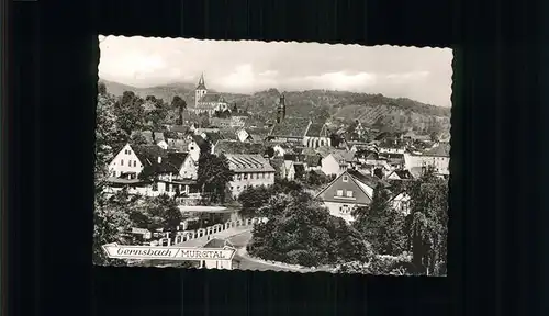 Gernsbach Murgtal Panorama Kat. Gernsbach