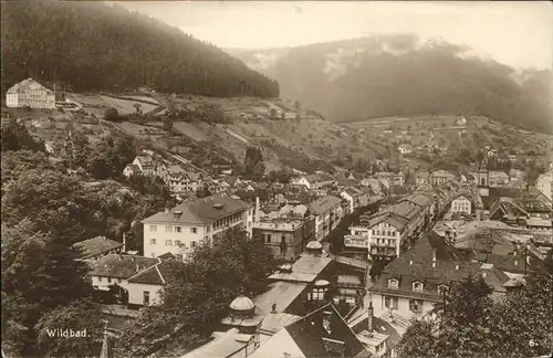 Wildbad Schwarzwald Ortsansicht Kat. Bad Wildbad