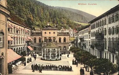 Wildbad Schwarzwald Kurplatz Kat. Bad Wildbad