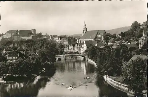 Tuebingen Blick auf Schloss und Stiftskirche / Tuebingen /Tuebingen LKR