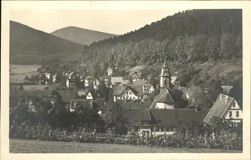 Bad Herrenalb Blick vom Mayenberg Kat. Bad Herrenalb