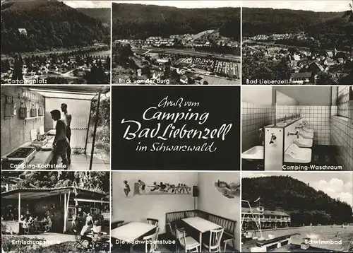 Bad Liebenzell Panorama Campingplatz Schwimmbad Kat. Bad Liebenzell