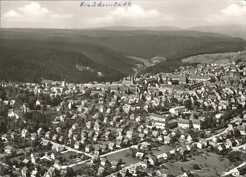 Freudenstadt Schwarzwald Fliegeraufnahme Kat. Freudenstadt