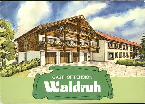 Spielberg Altensteig Gasthaus Pension Waldruh Kat. Altensteig