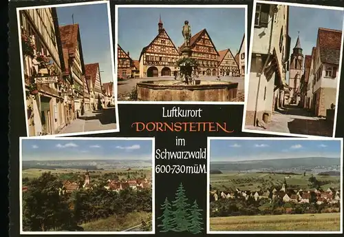 Dornstetten Wuerttemberg Panorama Marktplatz Gaessle Kat. Dornstetten