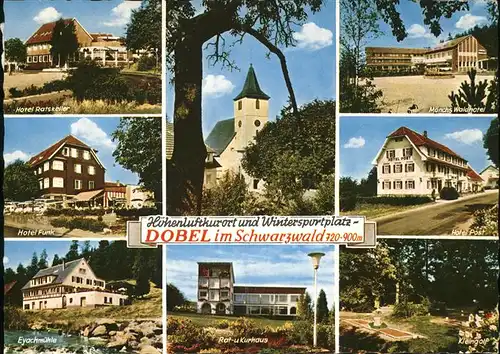 Dobel Schwarzwald Kurhaus Eyachmuehle Kirche Hotels Kat. Dobel