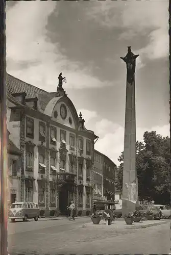 Offenburg Rathaus mit Ursula Saeule / Offenburg /Ortenaukreis LKR