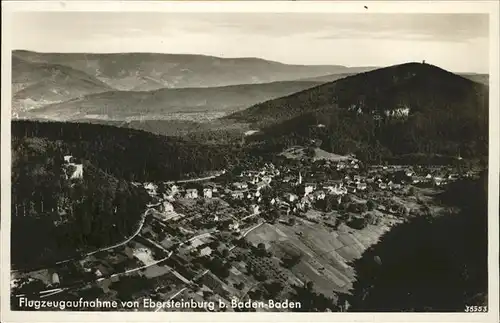 Ebersteinburg Fliegeraufnahme Kat. Baden Baden