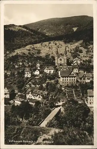 Forbach Baden Fliegeraufnahme Kirche Kat. Forbach