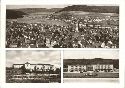 Tuttlingen Gesamtansicht Krankenhaus Kat. Tuttlingen