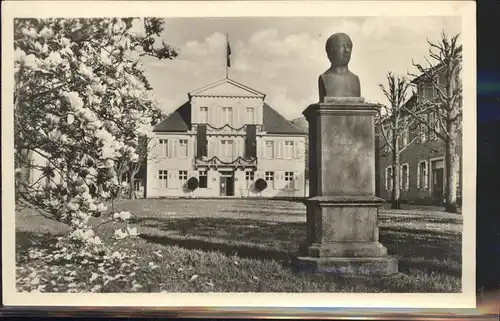 Lahr Schwarzwald Neues Rathaus mit Denkmal Kat. Lahr