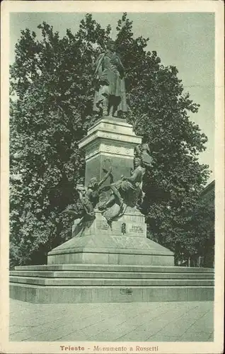 Trieste Monumento a Rossetti Kat. Trieste