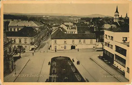 Rokycany Svehlovo namesti Feldpost Kat. Rokitzan