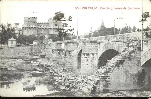 Valencia Valenciana Puente y Torres de Serranos Kat. Valencia