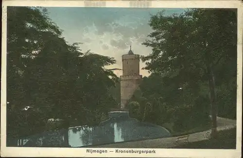 Nijmegen Kronenburgerpark Turm Kat. Nijmegen