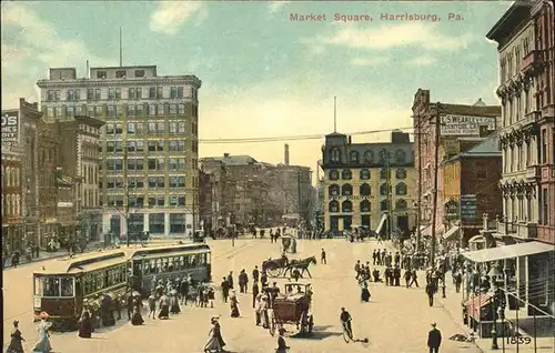 Harrisburg Pennsylvania Market Square tram Kat. Harrisburg