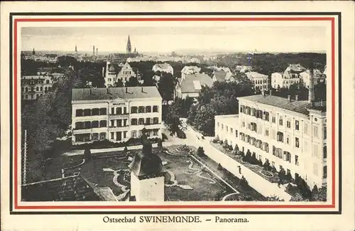 Swinemuende Ostseebad Westpommern Panorama Kat. Swinoujscie