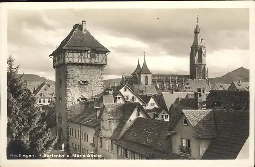 Reutlingen Gartentor Marien Kirche 