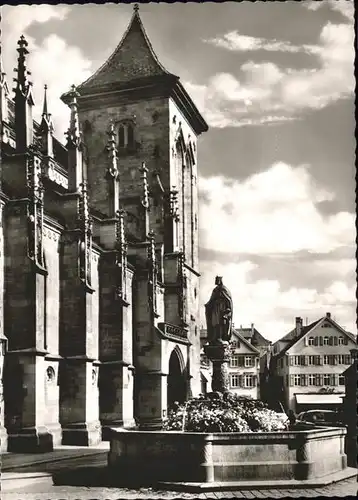 Reutlingen Marien Kirche Brunnen Denkmal Friedrich 