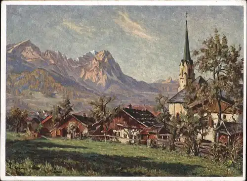 Garmisch-Partenkirchen Kuenstler Paul Sollmann