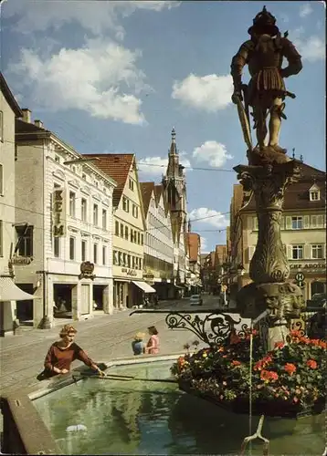 Reutlingen Marktbrunnen Wilhelnstrasse