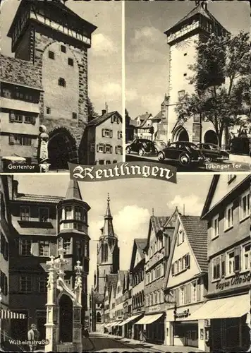 Reutlingen Gartentor Tuebinger Tor Wilhelmstrasse