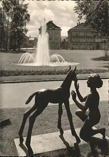 Reutlingen Plastik Springbrunnen Listplatz