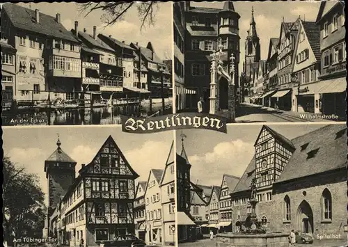 Reutlingen Wilhelmstrasse Spitalhof Tuebinger Tor 