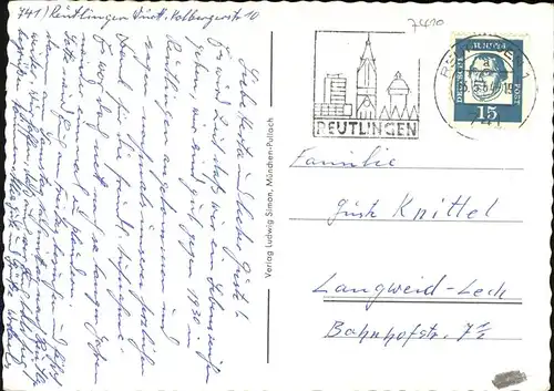 Reutlingen Wilhelmstrasse Spitalhof Tuebinger Tor 