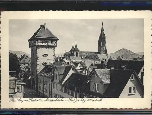 Reutlingen Gartentor Marien Kirche Georgenberg