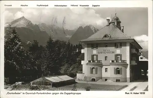 Garmisch-Partenkirchen Villa Gartenheim Zugspitzgruppe 