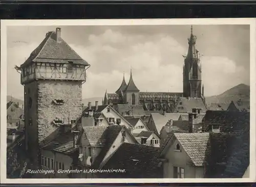 Reutlingen Gartentor Marien Kirche 