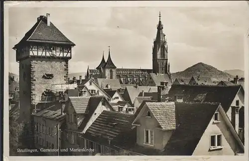 Reutlingen Gartentor Marien Kirche 