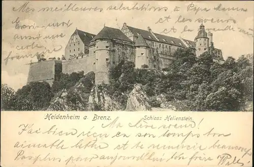 Heidenheim Brenz Schloss Hellenstein / Heidenheim an der Brenz /Heidenheim LKR