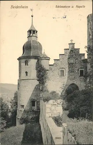 Heidenheim Brenz Schlossturm Kapelle Schloss Hellenstein / Heidenheim an der Brenz /Heidenheim LKR