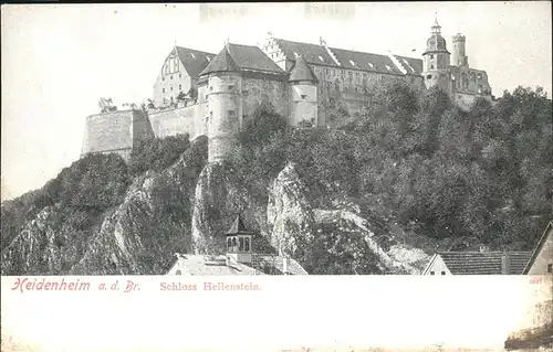 Heidenheim Brenz Schloss Hellenstein / Heidenheim an der Brenz /Heidenheim LKR