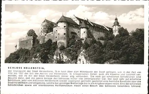 Heidenheim Brenz Schloss Hellenstein / Heidenheim an der Brenz /Heidenheim LKR